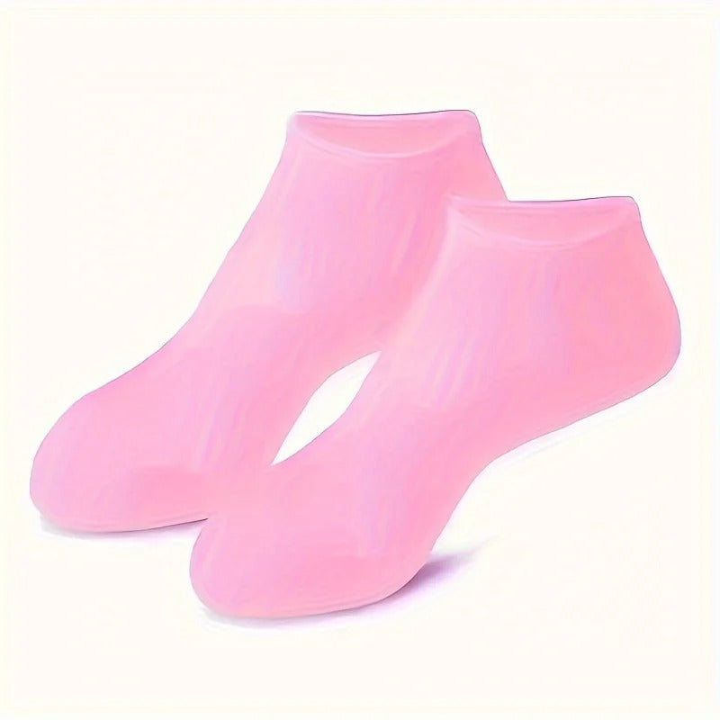 Pack of 2 Pairs Silicone Gel Socks (Allow To Open)