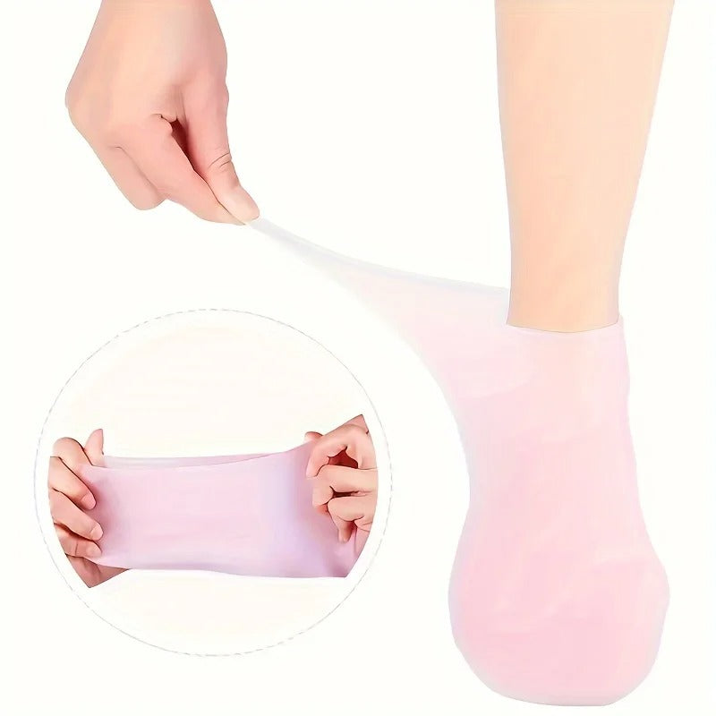 Pack of 2 Pairs Silicone Gel Socks (Allow To Open)